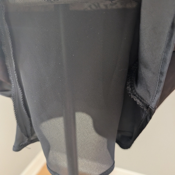 Zara Elegant Black Slip Dress - Picture 6 of 7